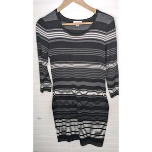 Calvin Klein Womens Long Sleeve Sweater Dress Medium Comfortable Stretchy Casual